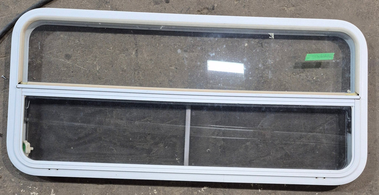 Used White Radius Opening Window : 47 1/2