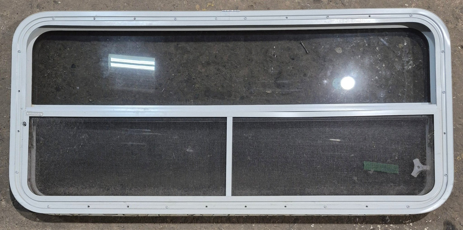 Used White Radius Opening Window : 47 1/4