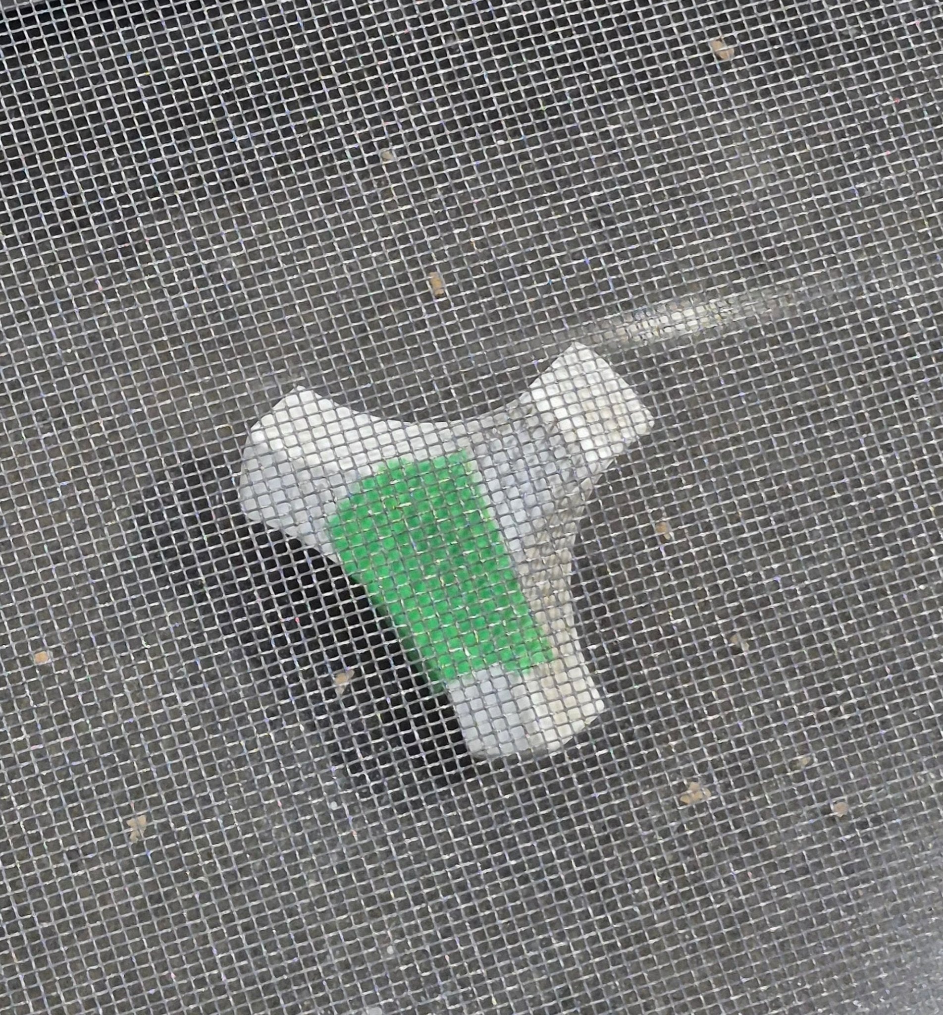 Used White Radius Opening Window : 47 1/4" W x 34 1/4" H x 1 3/4" D - Young Farts RV Parts