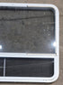 Used White Radius Opening Window : 47 1/4" W x 34 1/4" H x 1 3/4" D - Young Farts RV Parts