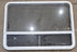 Used White Radius Opening Window : 47 1/4" W x 34 1/4" H x 1 3/4" D - Young Farts RV Parts