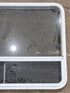 Used White Radius Opening Window : 47 1/4" W x 34 1/4" H x 1 3/4" D - Young Farts RV Parts