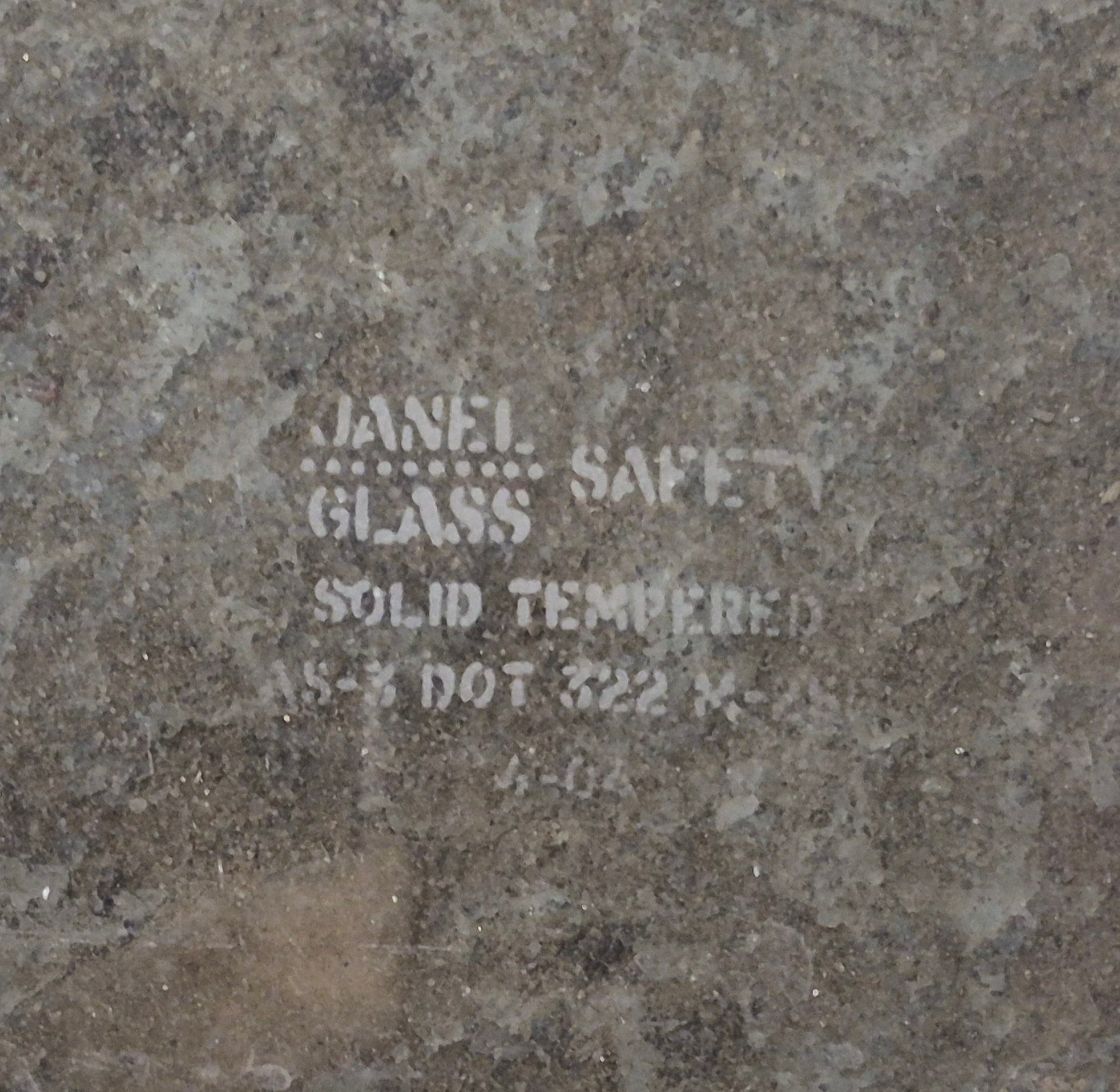 Used White Radius Opening Window : 47 1/4" W x 34 1/4" H x 1 3/4" D - Young Farts RV Parts