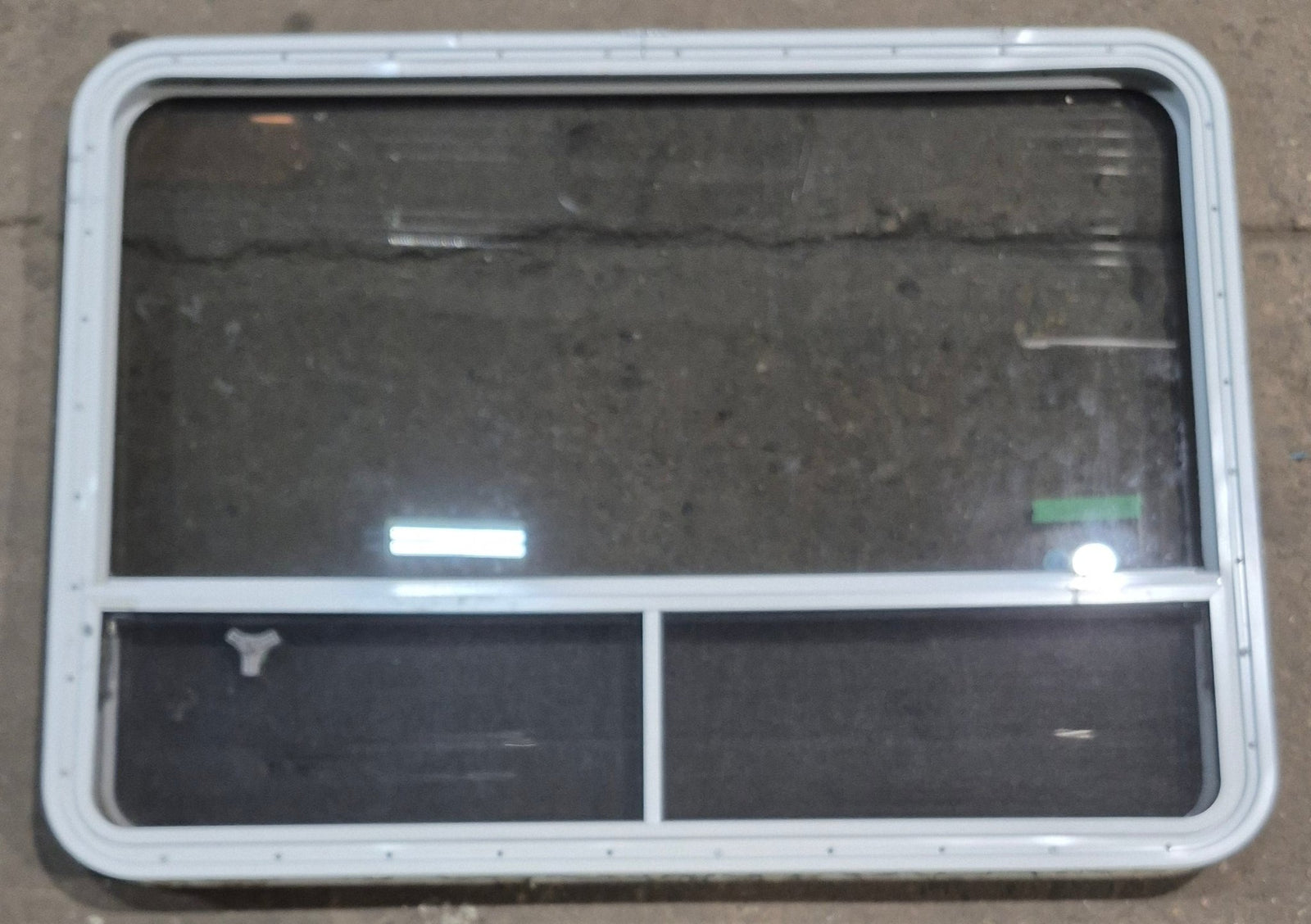 Used White Radius Opening Window : 47 1/4