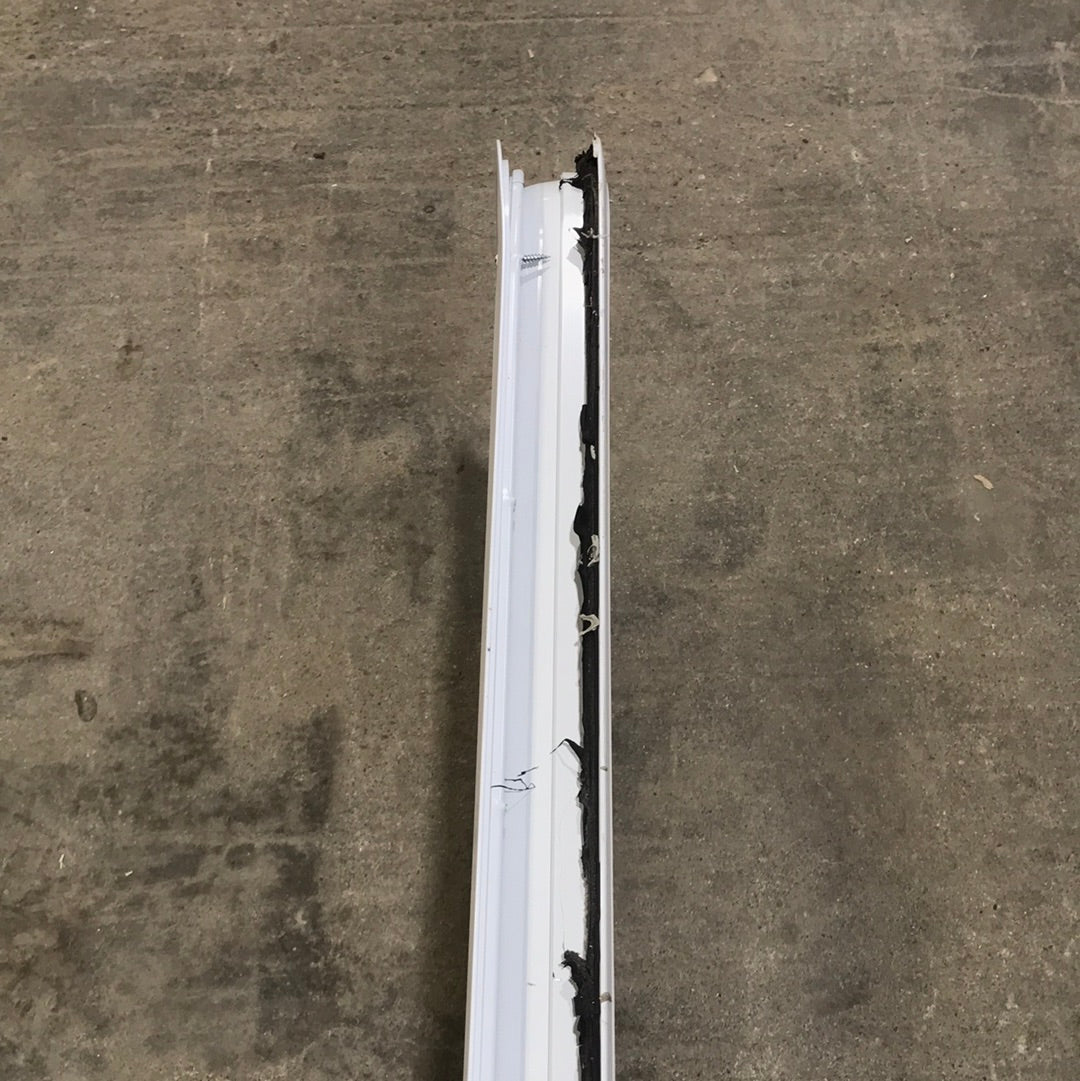 Used White Radius Opening Window : 47 3/4" W x 17 3/4" H x 2" D - Young Farts RV Parts