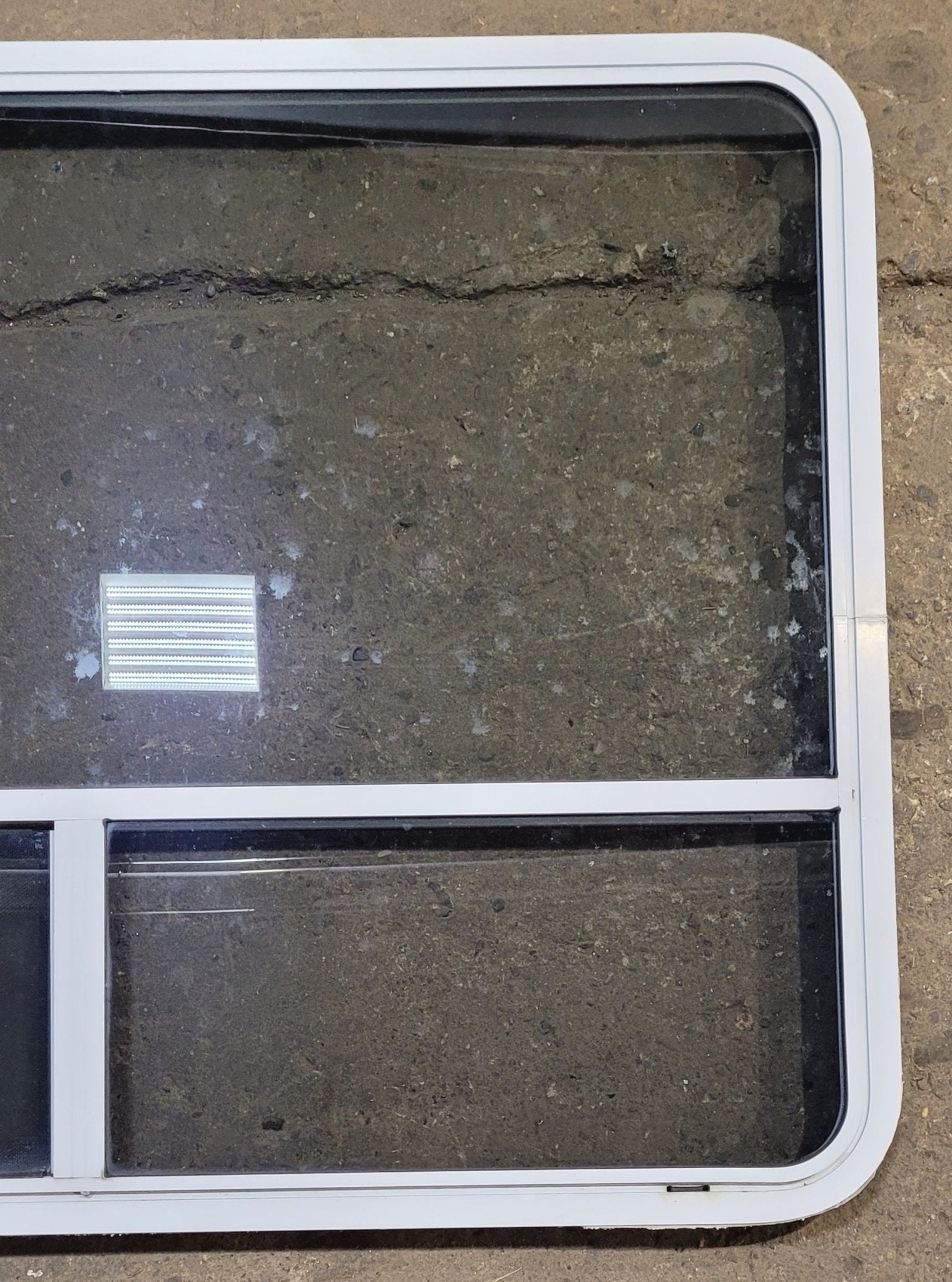 Used White Radius Opening Window : 48 1/4