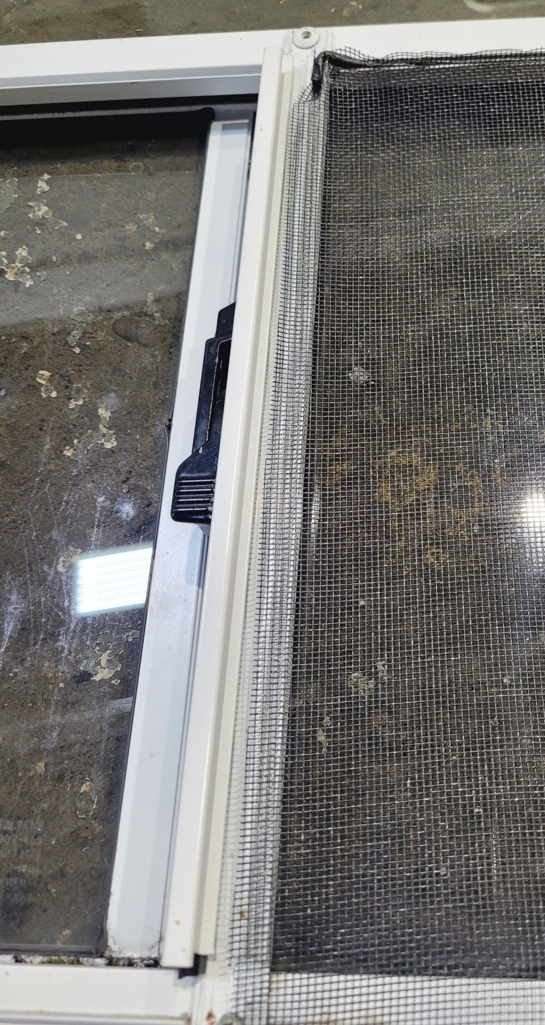 Used White Radius Opening Window : 48 1/4