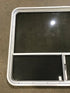 Used White Radius Opening Window : 48 1/4" W x 35 3/4" H x 2" D - Young Farts RV Parts