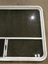 Used White Radius Opening Window : 48 1/4" W x 35 3/4" H x 2" D - Young Farts RV Parts