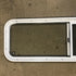 Used White Radius Opening Window : 48" W x 14 3/4" H x 1 7/8" D - Young Farts RV Parts