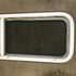 Used White Radius Opening Window : 48" W x 14 3/4" H x 1 7/8" D - Young Farts RV Parts