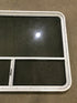 Used White Radius Opening Window : 48" W x 35 1/2" H x 2" D - Young Farts RV Parts