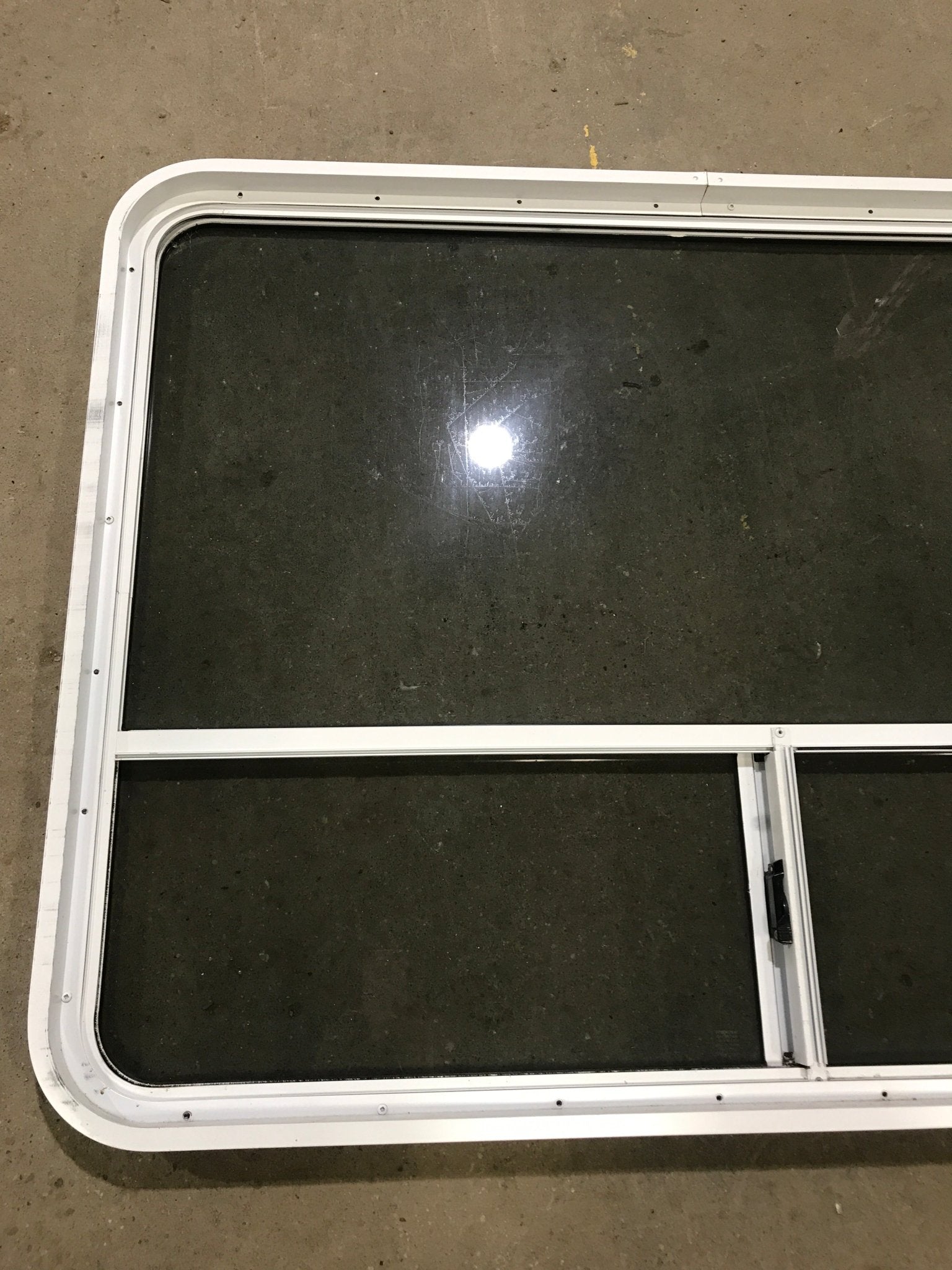 Used White Radius Opening Window : 48