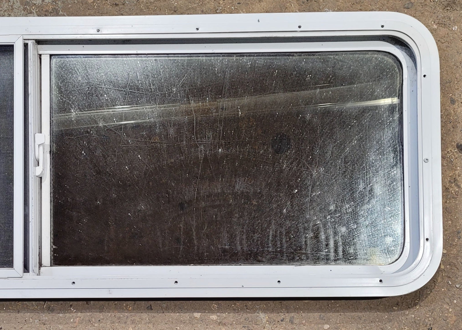 Used White Radius Opening Window : 54