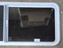 Used White Radius Opening Window : 54" W x 21 1/2" H x 1 7/8" D - Young Farts RV Parts