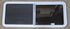 Used White Radius Opening Window : 54" W x 21 1/2" H x 1 7/8" D - Young Farts RV Parts