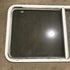 Used White Radius Opening Window - 54.5 X 25.5 X 1.875 - Young Farts RV Parts