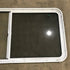 Used White Radius Opening Window - 54.5 X 25.5 X 1.875 - Young Farts RV Parts