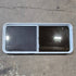 Used White Radius Opening Window - 57 1/4" X 24 1/2" X 2" - Young Farts RV Parts