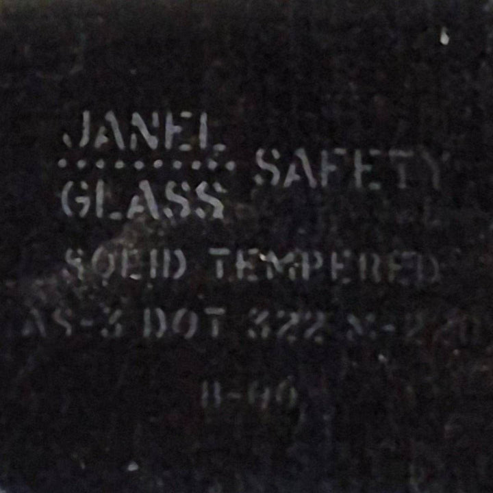Used White Radius Opening Window - 57 1/4" X 24 1/2" X 2" - Young Farts RV Parts