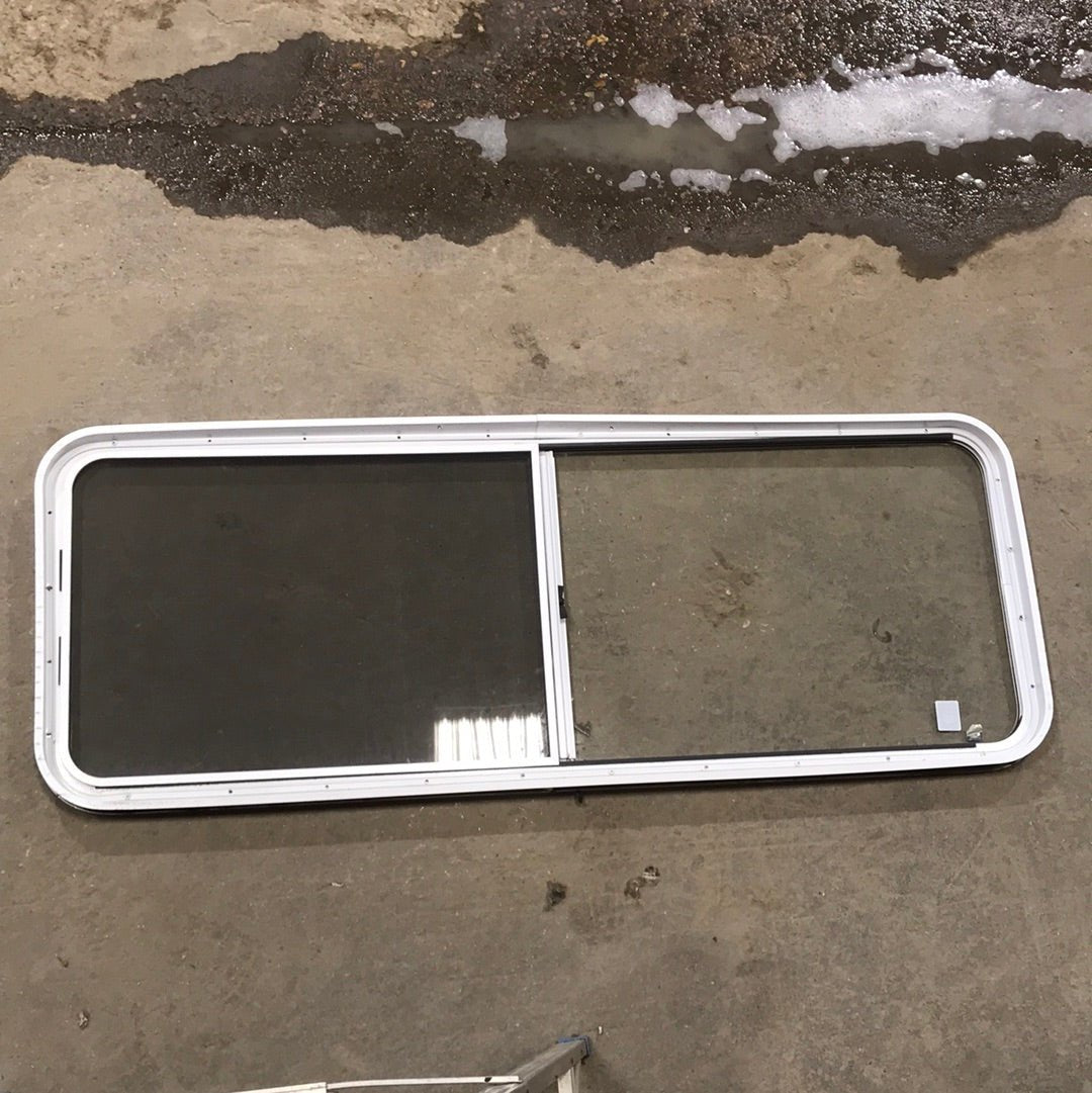 Used White Radius Opening Window : 59 1/2