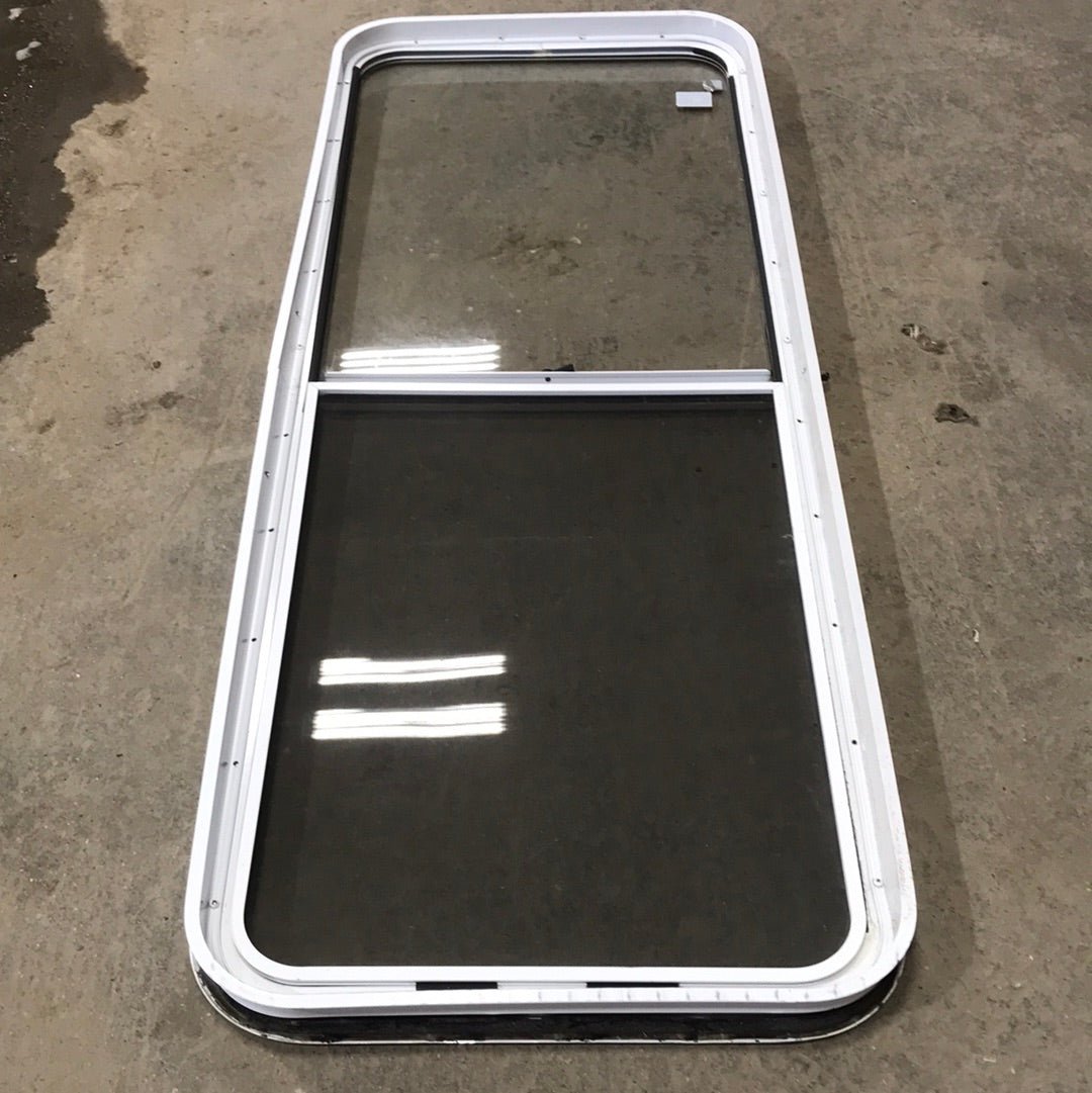 Used White Radius Opening Window : 59 1/2