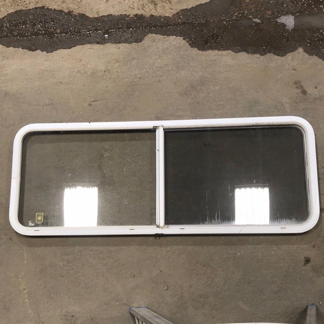 Used White Radius Opening Window : 59 1/2