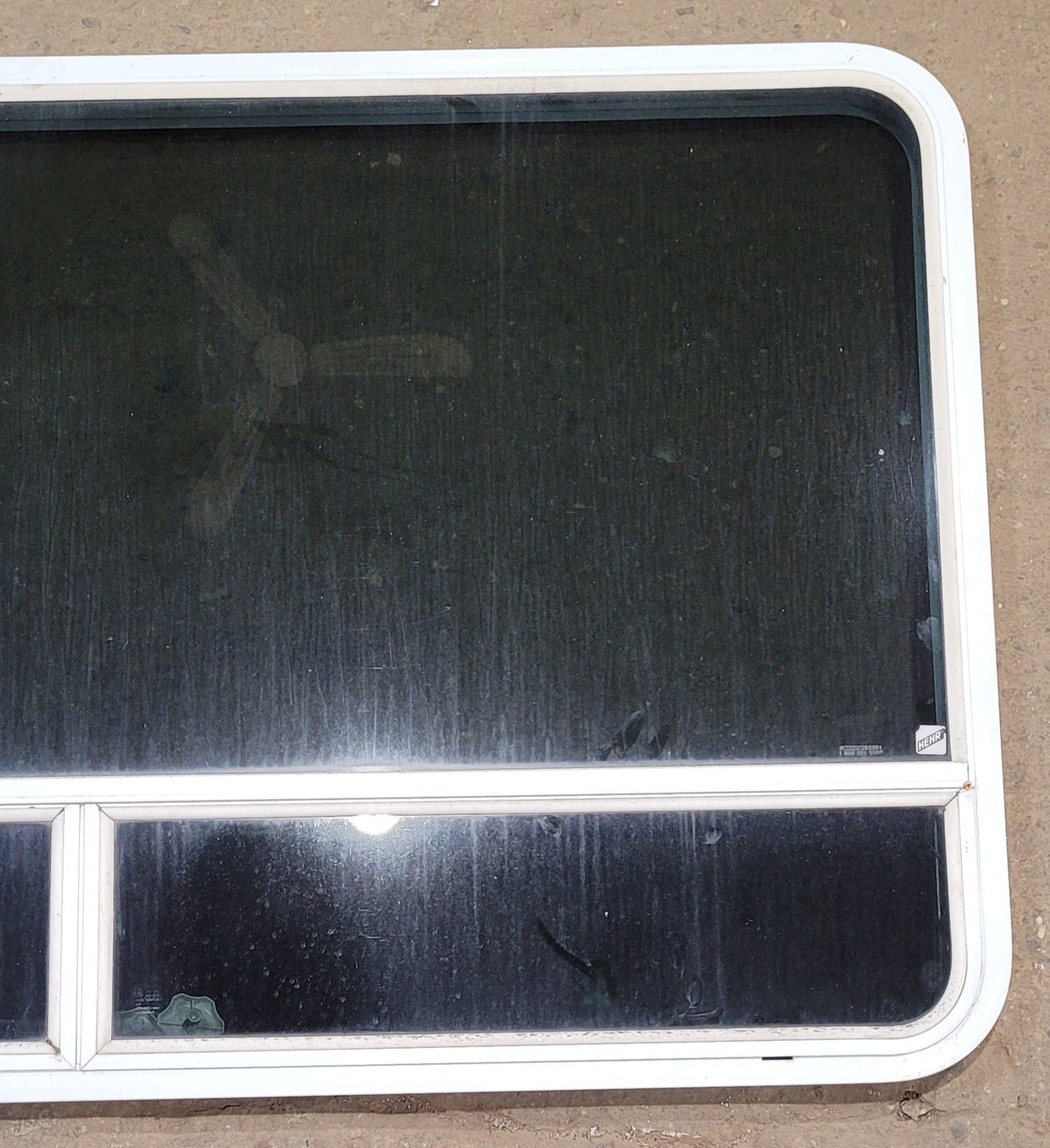 Used White Radius Opening Window : 59 1/2