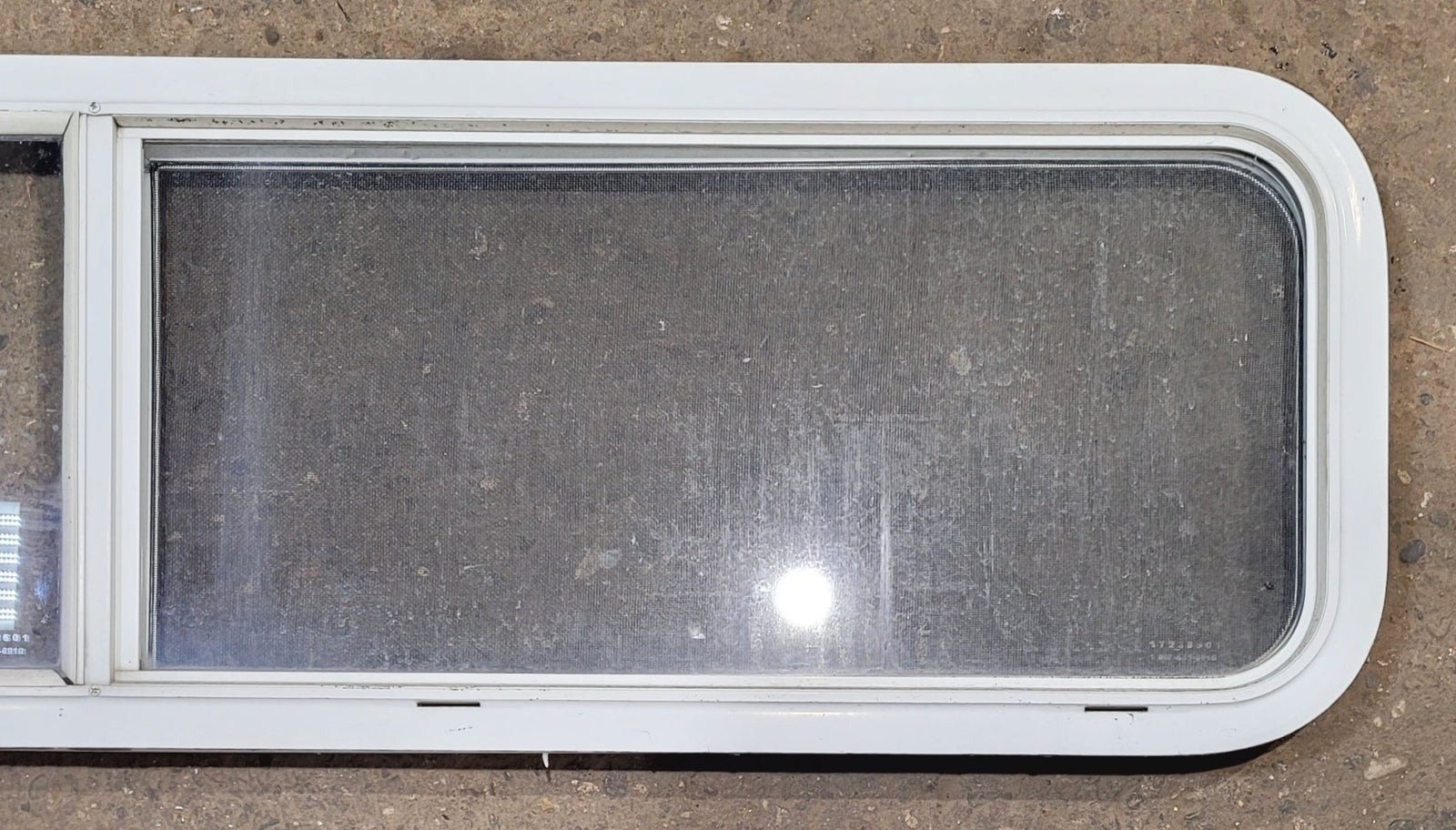 Used White Radius Opening Window : 59 1/4