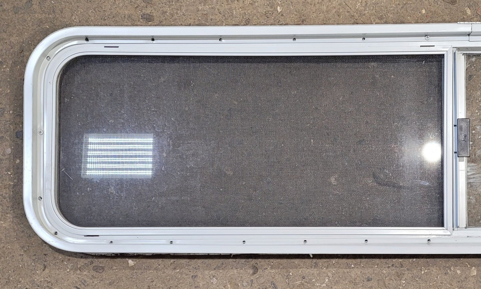 Used White Radius Opening Window : 59 1/4