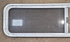 Used White Radius Opening Window : 59 1/4" W x 14 1/4" H x 1 3/4" D - Young Farts RV Parts