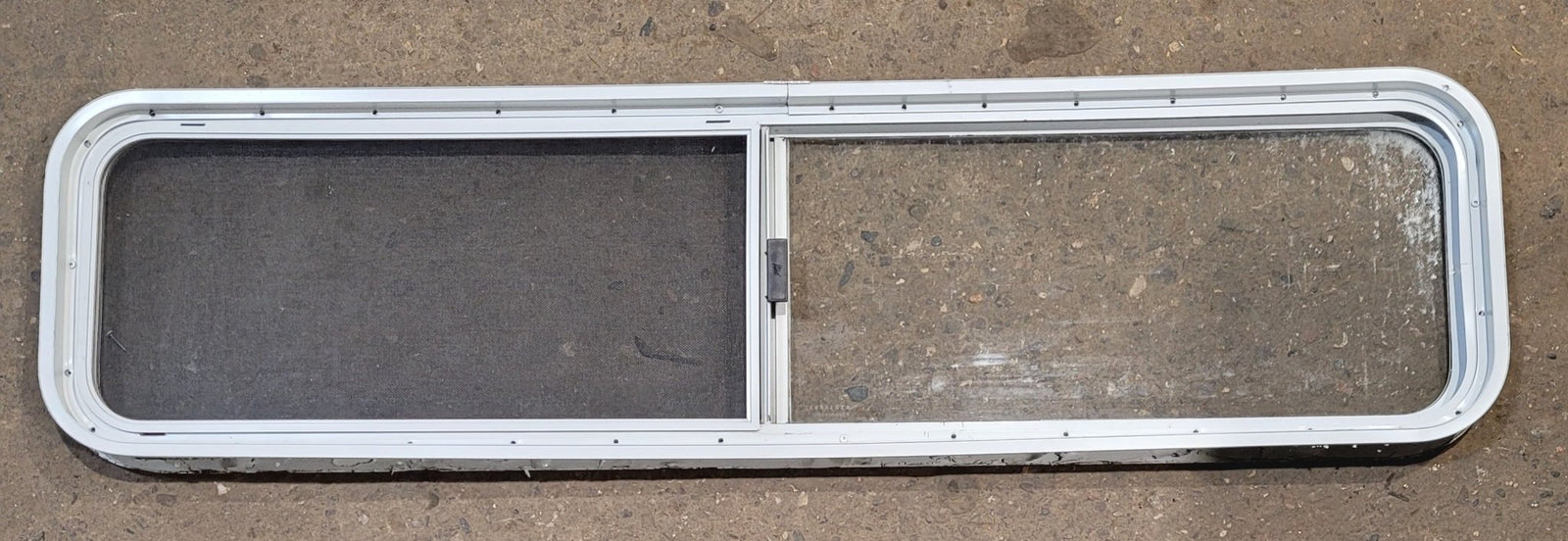 Used White Radius Opening Window : 59 1/4