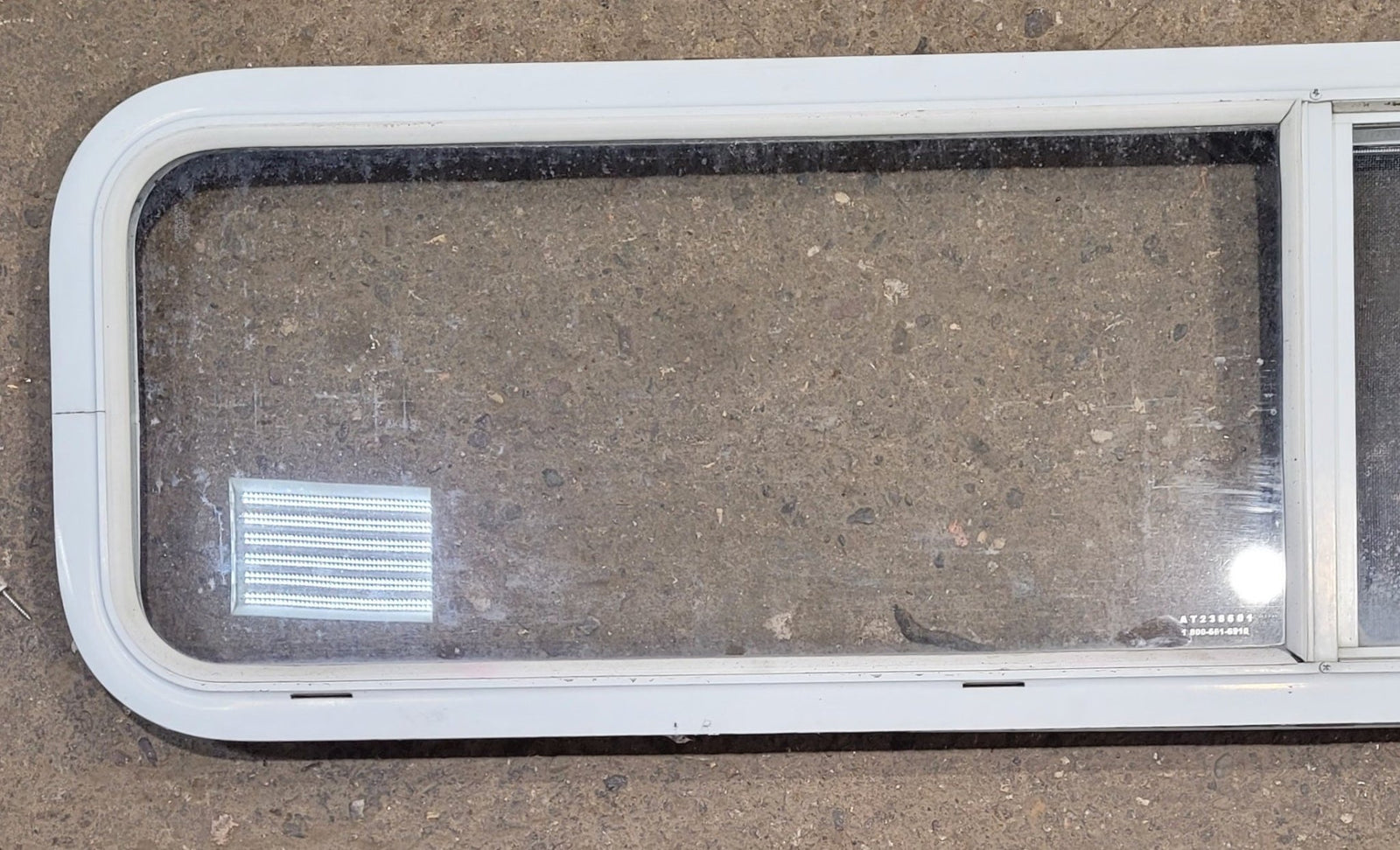 Used White Radius Opening Window : 59 1/4