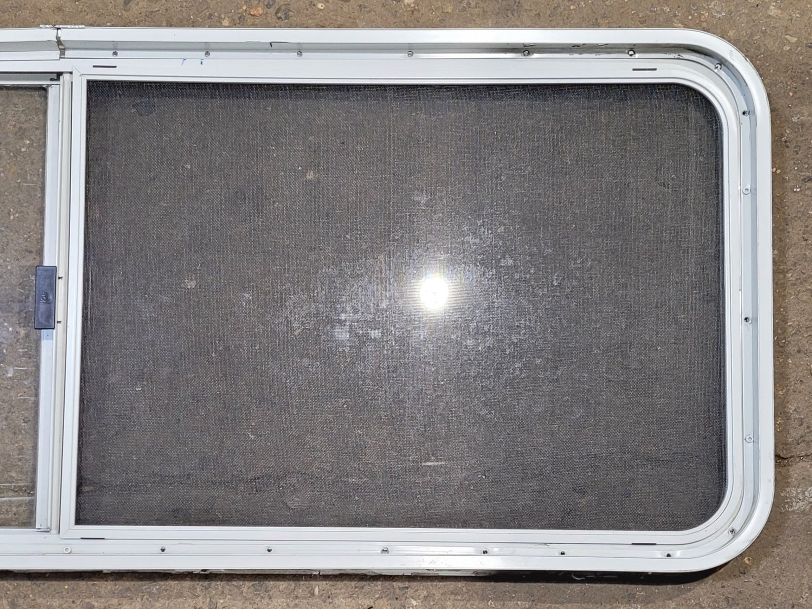 Used White Radius Opening Window : 59 1/4