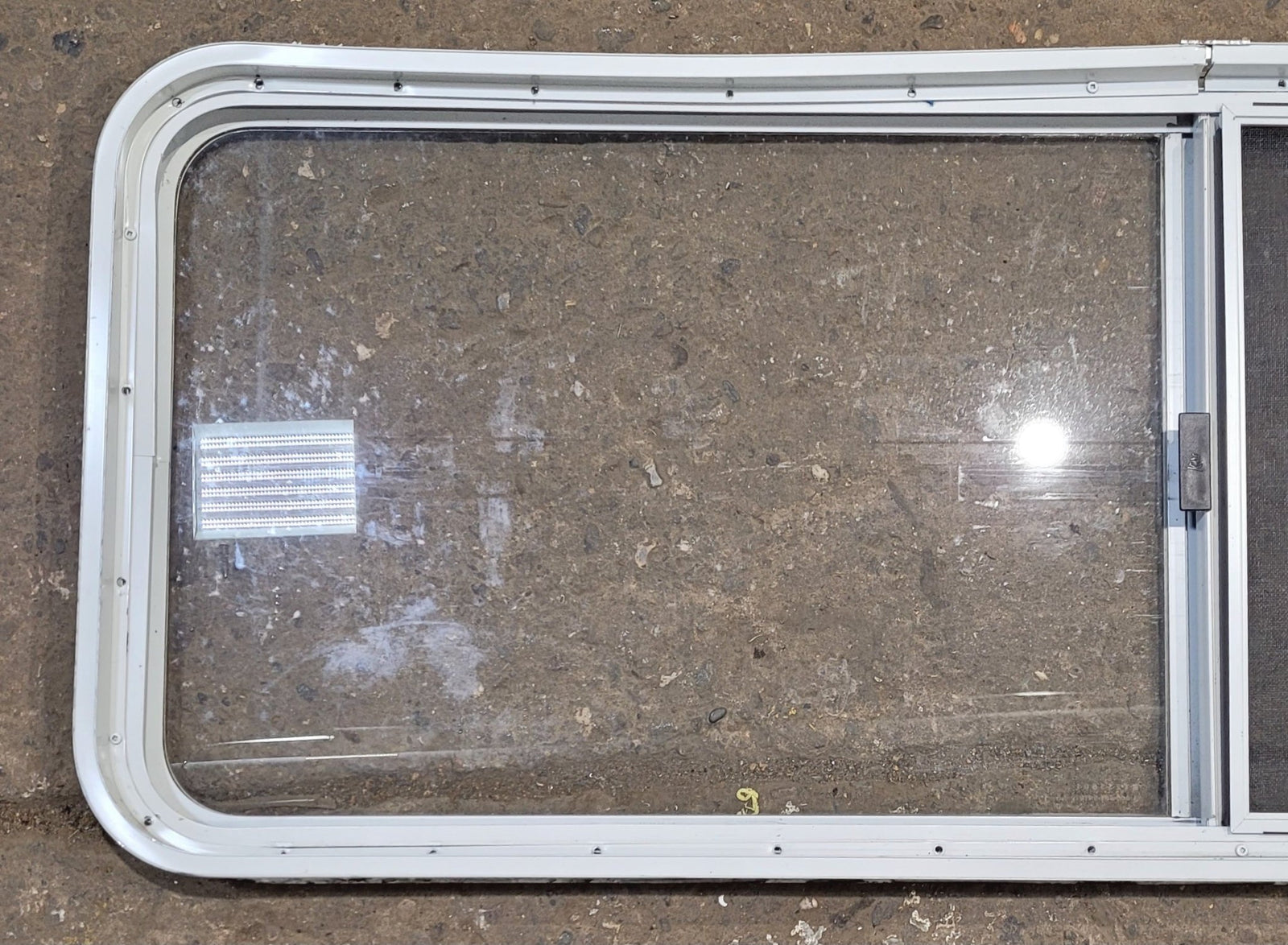 Used White Radius Opening Window : 59 1/4