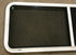 Used White Radius Opening Window : 60" W x 21 1/2" H x 2" D - Young Farts RV Parts