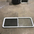 Used White Radius Opening Window - 60.25 X 21.75 X 1.875 - Young Farts RV Parts