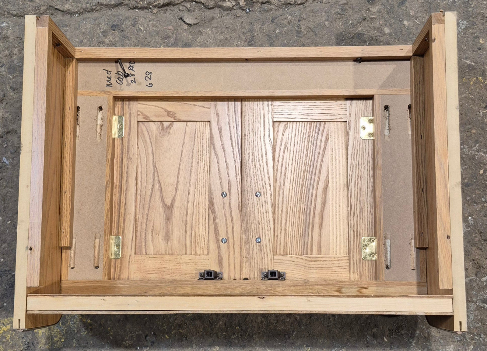 Used Wooden RV Cupboard 2 Door - 18