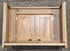 Used Wooden RV Cupboard 2 Door - 18" H x 24 3/8" W x 7 3/4" D - Young Farts RV Parts