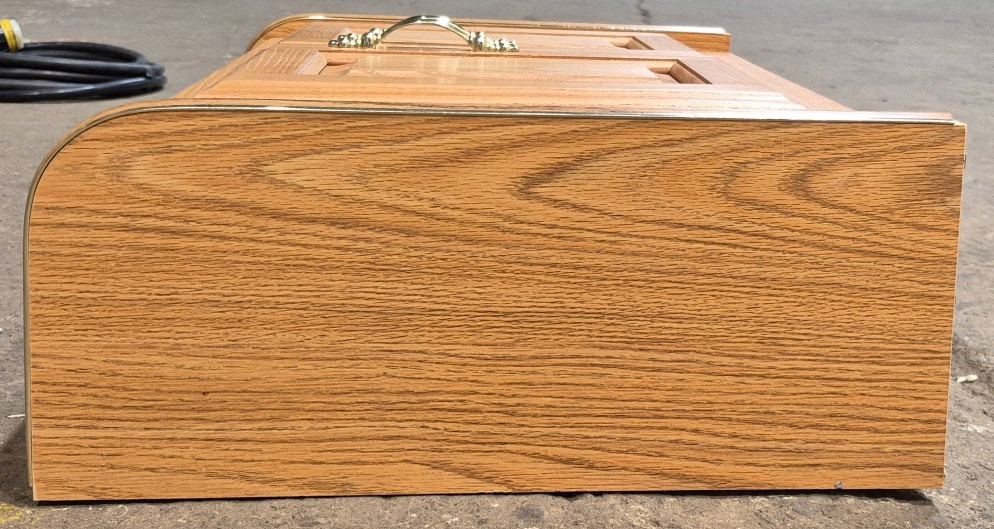 Used Wooden RV Cupboard 2 Door - 18" H x 24 3/8" W x 7 3/4" D - Young Farts RV Parts