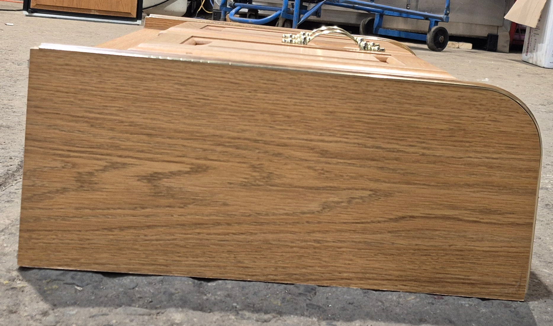 Used Wooden RV Cupboard 2 Door - 18" H x 24 3/8" W x 7 3/4" D - Young Farts RV Parts