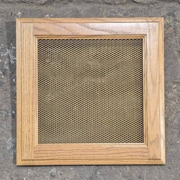 Used Wooden RV Interior Furnace Access Door - 15 3/8