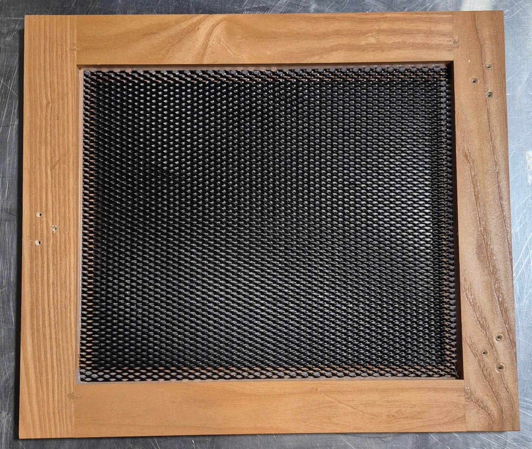 Used Wooden RV Interior Furnace Access Door 16" W x 14" H - Young Farts RV Parts