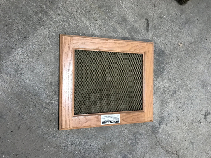 Used Wooden RV Interior Furnace Access Door 16" W X 14" H - Young Farts RV Parts