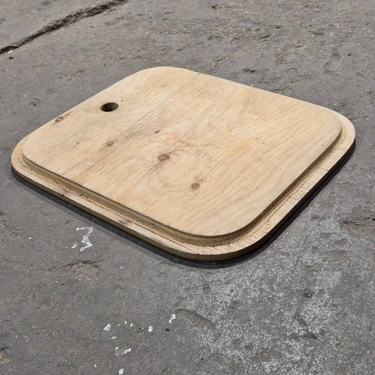 Used Wooden Sink Cover - 14.375