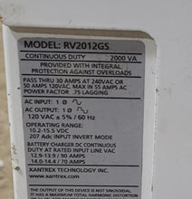 Load image into Gallery viewer, Used Xantrex 50 AMP Power Inverter - RV2012GS - Young Farts RV Parts