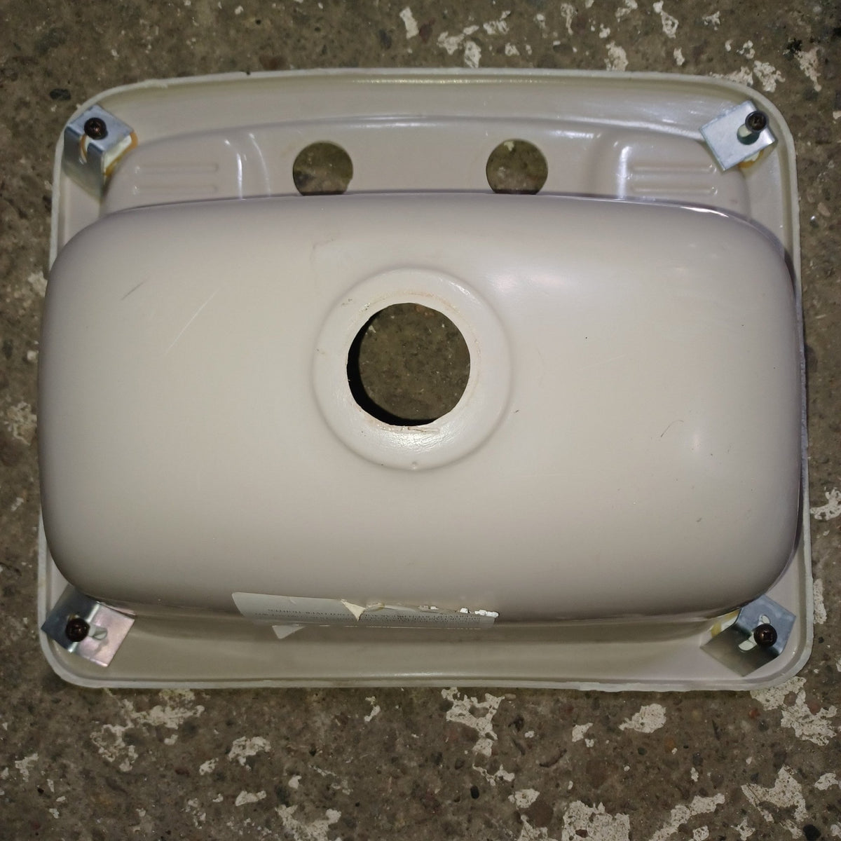 Used Young Farts RV Parts Bathroom Sink, Multi-Color - 15.25″ X 12 5/8″ X 4 5/8″ - TS1316SB - Young Farts RV Parts