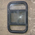 Used Young Farts RV Parts Black Radius Louvered Window : 23.5" x 14 3/8" x 2" - Young Farts RV Parts
