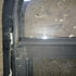 Used Young Farts RV Parts Black Radius Louvered Window : 23.5" x 14 3/8" x 2" - Young Farts RV Parts