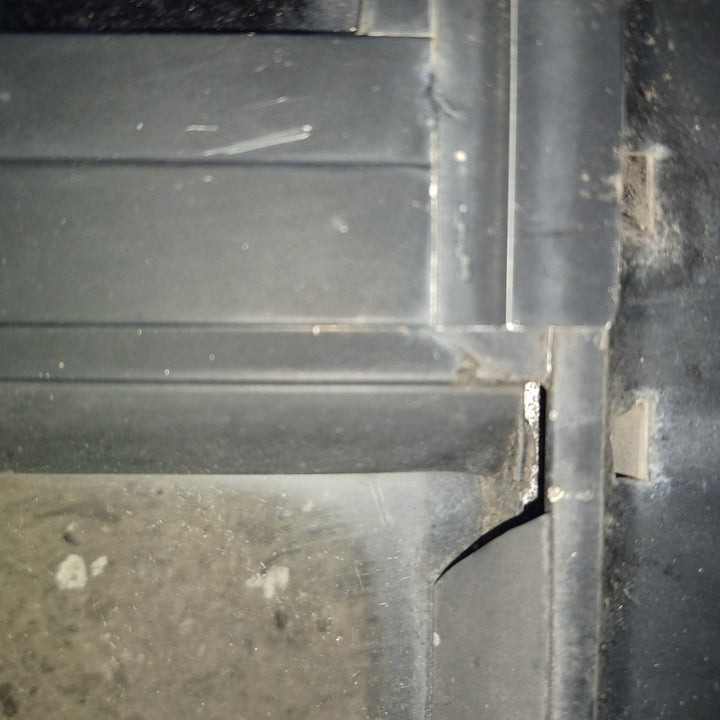 Used Young Farts RV Parts Black Radius Louvered Window : 23.5" x 14 3/8" x 2" - Young Farts RV Parts